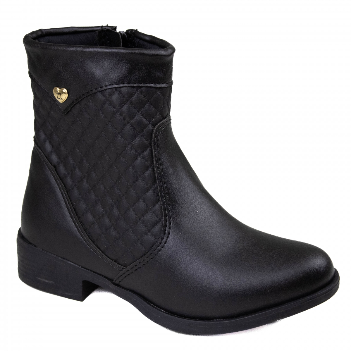 Bota Juvenil Feminina Kidy Montaria  - Preto