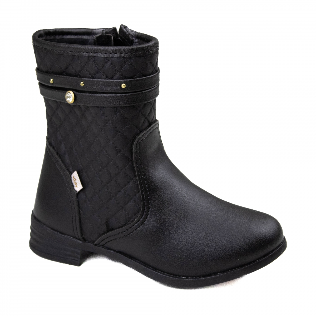 Bota Infantil Feminina Kidy Montaria  - Preto