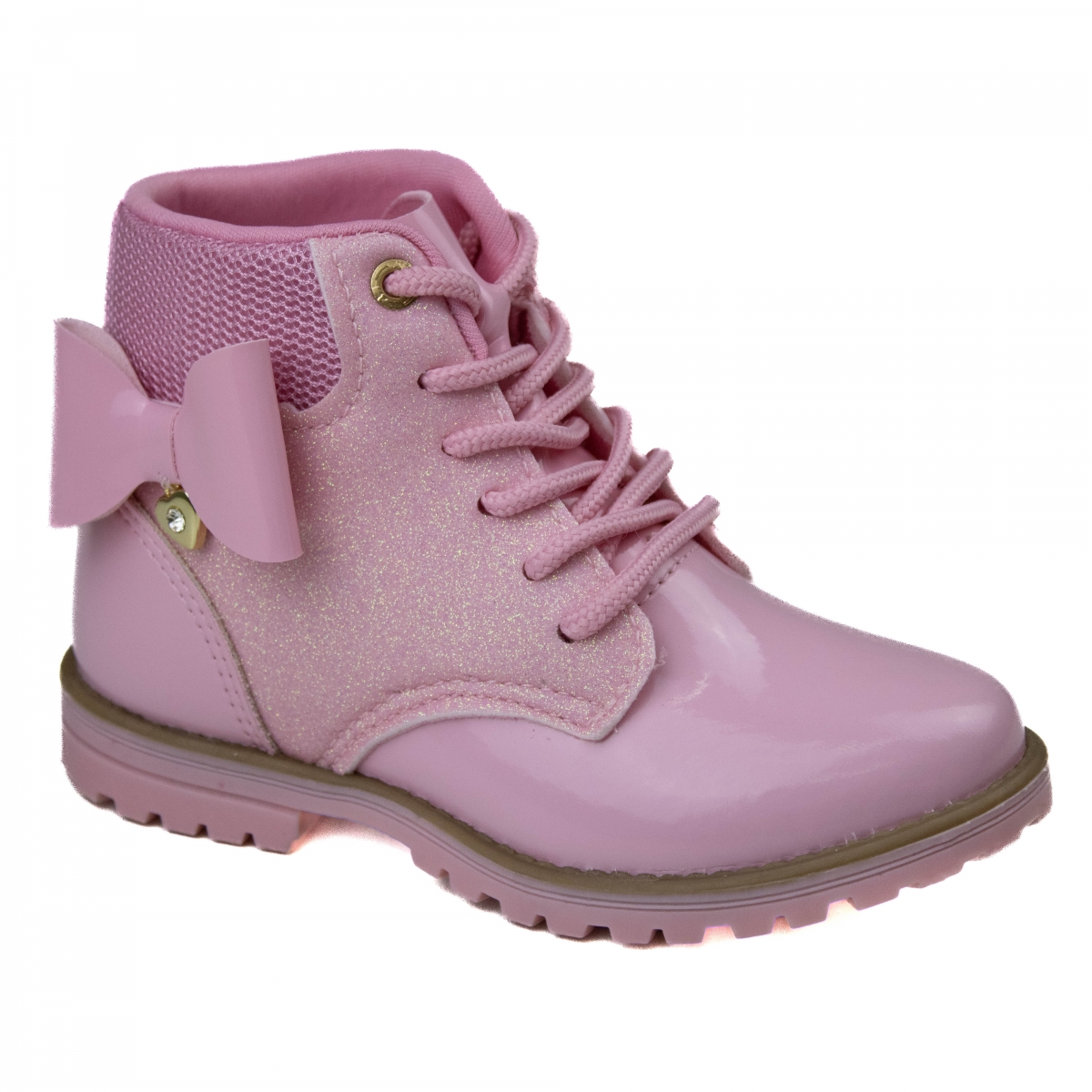 Coturno Bebê Feminino Kidy Fashion  - Rosa