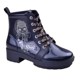 Coturno Infantil Feminino Grendene LoL  - Azul met