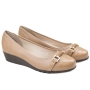 Sapato Feminino Moleca Anabela - Nude