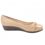 Sapato Feminino Moleca Anabela - Nude