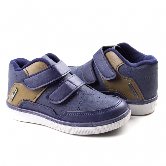Sapatênis Bebê Masculino Kidy - Marinho/castanho - 1170213