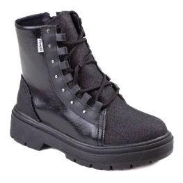 Coturno Infantil Feminino Pampili Duda  - Preto