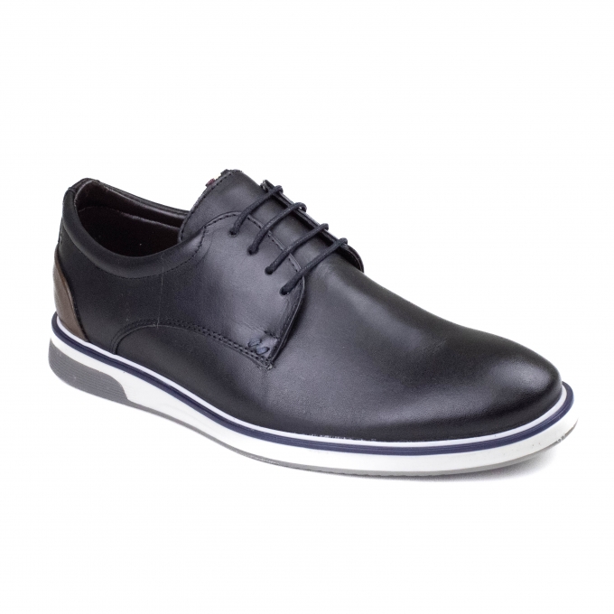 Sapato Masculino Zapattero Esporte Sky - Preto/dark brown