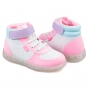 Tênis Infantil Feminino Pampili Sneaker Luz - Branco/colorido