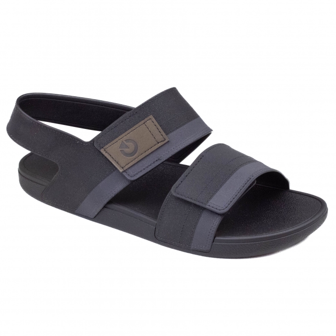 Sandália Masculina Cartago Dakar  - Preto/preto/marrom