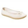 Sapatilha Feminina Moleca Napa - Creme