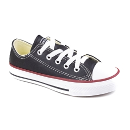 Tênis Infantil All Star Converse Courino - Preto/branco