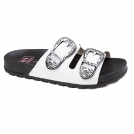 Tamanco Feminino Moleca Birk - Branco