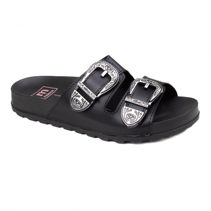 Tamanco Feminino Moleca Birk - Preto