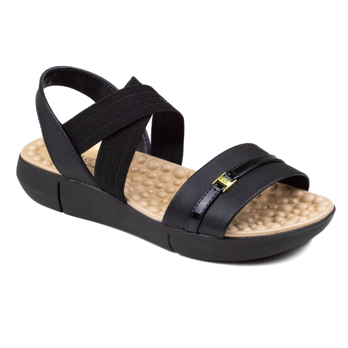 Sandália Feminino Modare Anabela - Preto