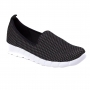 Tênis Feminino Piccadilly Slip On Tecido - Preto