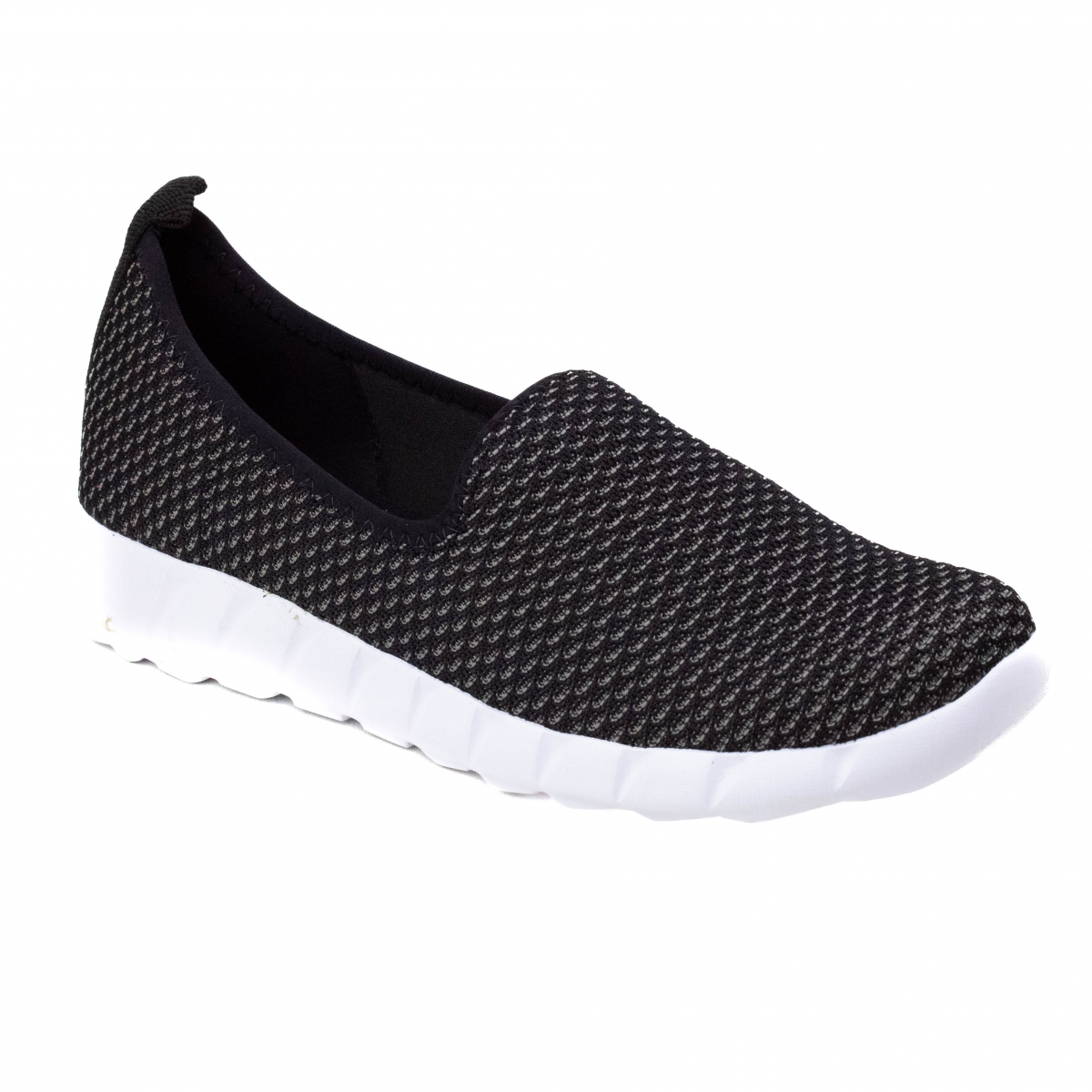 Tênis Feminino Piccadilly Slip On Tecido - Preto