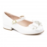 Sapato Infantil Feminino Molekinha Laço Verniz - Branco