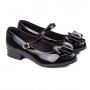 Sapato Infantil Feminino Molekinha Laço Verniz - Preto