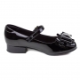 Sapato Infantil Feminino Molekinha Laço Verniz - Preto