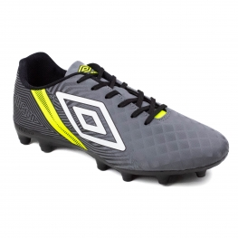 Chuteira Masculina Campo Umbro Illusion  - Grafite/preto/limao