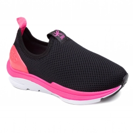 Tênis Juvenil Feminino Kidy Energy-Tec - Preto/pink