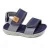 Sandália Bebê Masculina Molekinho Floter - Marinho/cinza