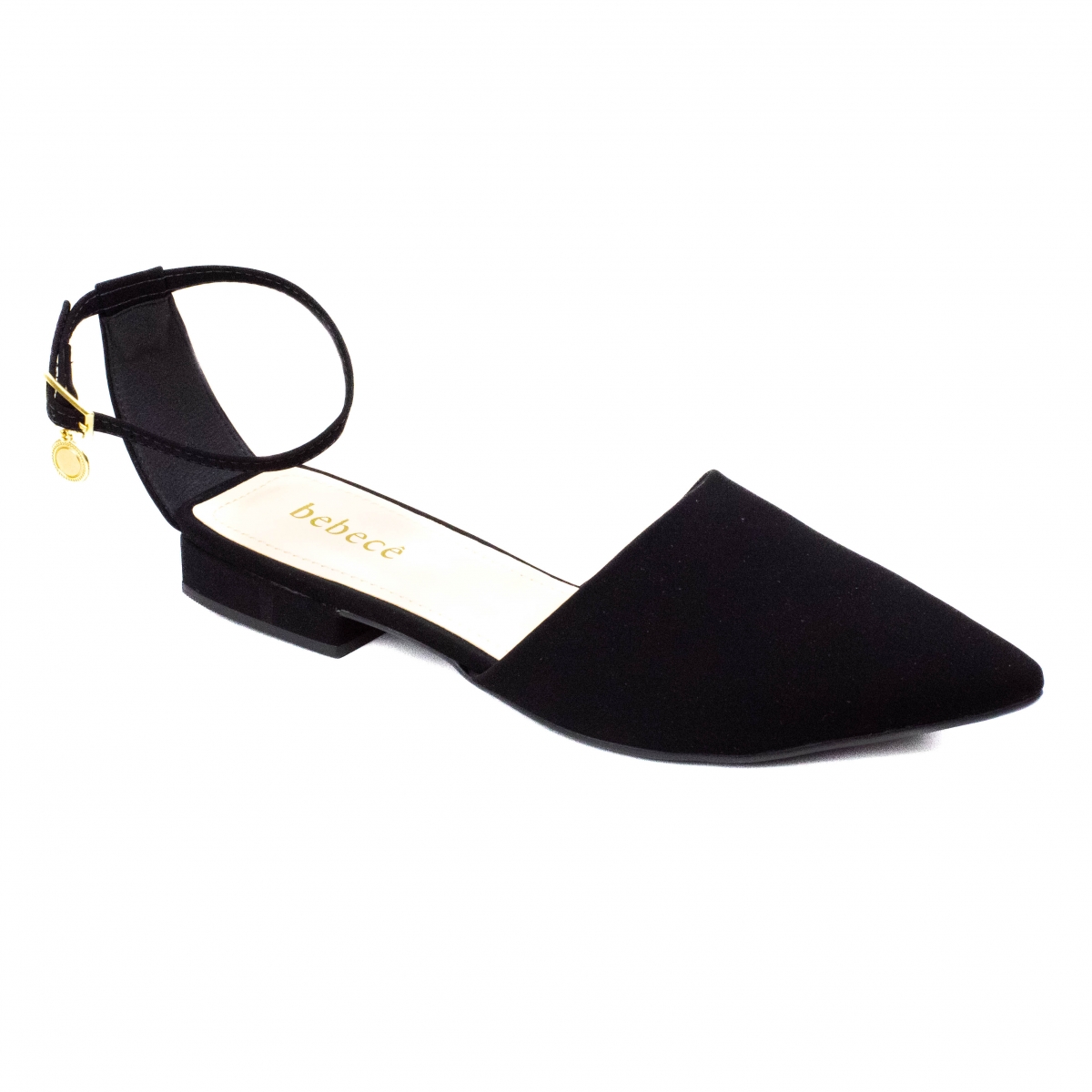 Sapato Feminino Bebecê Channel  - Preto