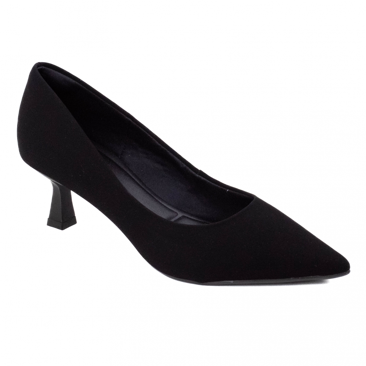 Sapato Feminino Bebecê Salto Taça - Preto