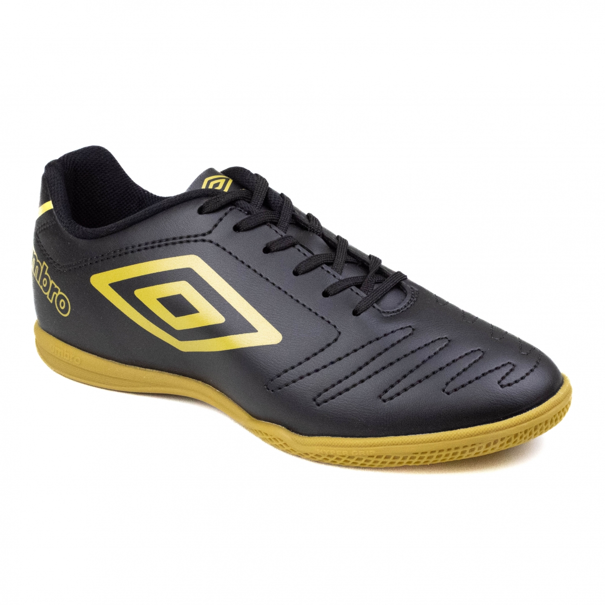 Chuteira Masculina Indoor Class - Preto/dourado