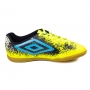 Chuteira Futsal Indoor Umbro Cosmic - Limao/azul/preto