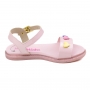 Sandália Infantil Feminina Molekinha Corações - Rosa