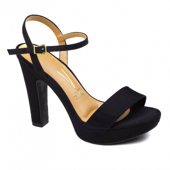 Sandália Feminina Vizzano Meia Pata - Preto