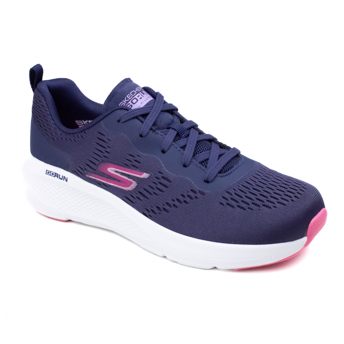 Tênis Feminino Skechers Go Run Elevate - Marinho/rosa