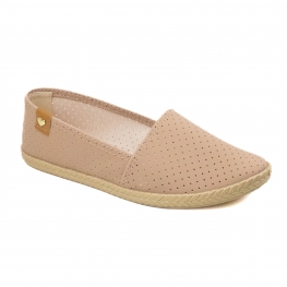 Sapatilha Microfuro Feminino Moleca - Nude