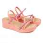 Sandália Infantil Feminina Pink Cats Anabela - BEGONIA