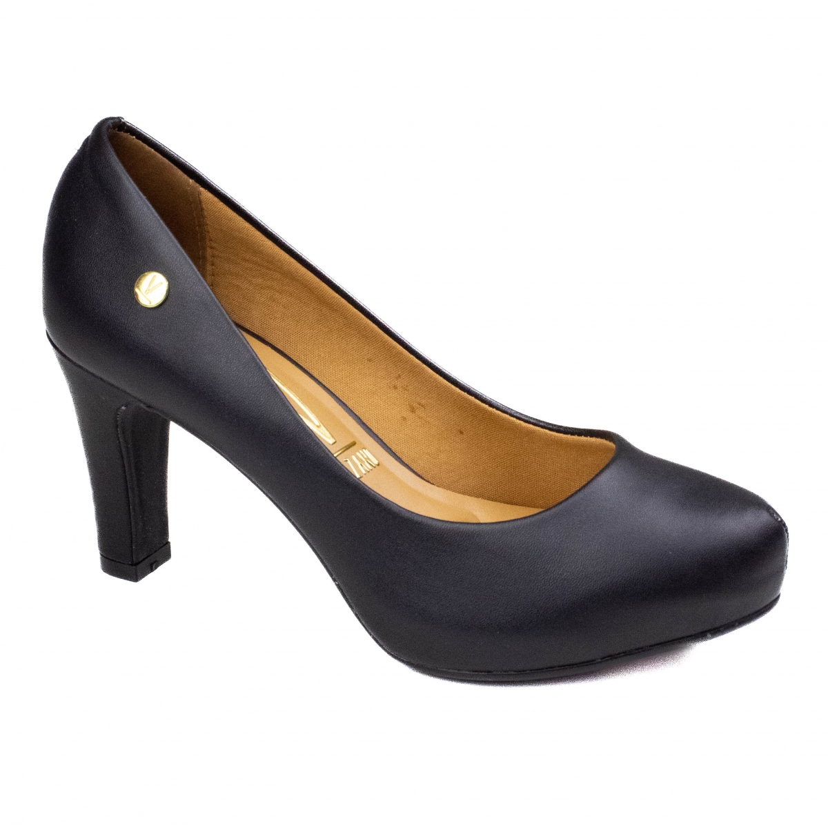 Sapato Feminino Vizzano Scarpin Meia Pata - PRETO