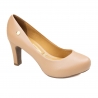 Sapato Feminino Vizzano Scarpin Meia Pata - NUDE