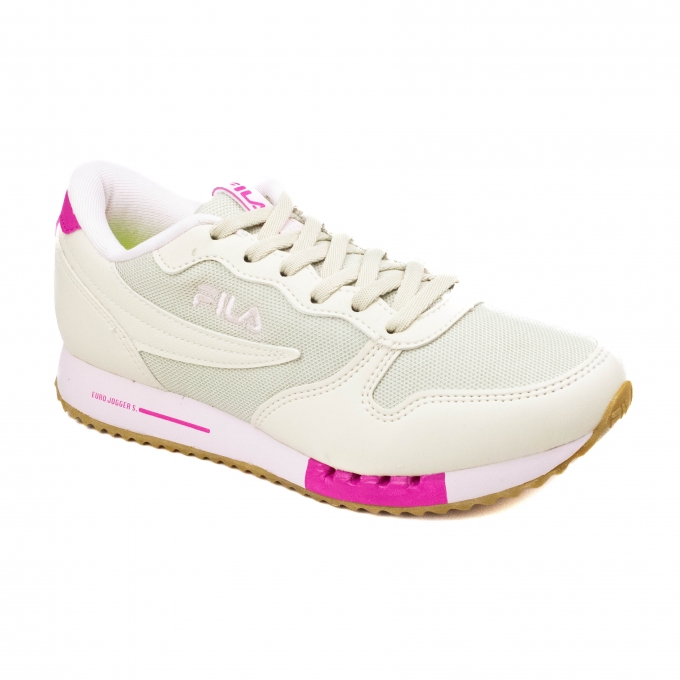Tênis Feminino Fila Euro Jogger - BEGE/ROSA CLARO