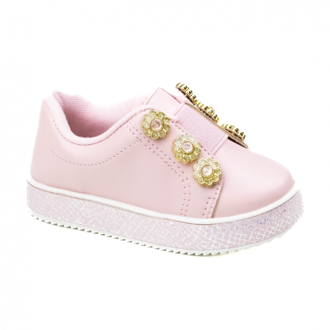 Tênis Infantil Feminino Molekinha Metal - ROSA