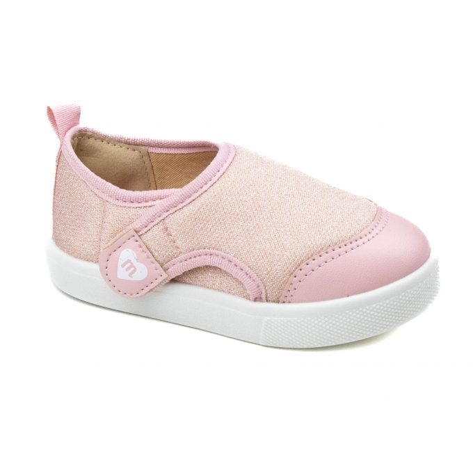 Tênis Infantil Feminino Molekinha Lona - ROSA