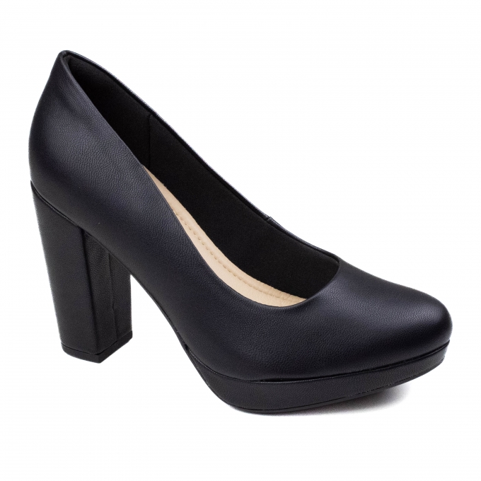 Sapato Feminino Piccadilly Meia Pata - PRETO