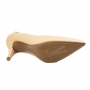 Scarpin Feminino Vizzano Baixo Pelica - BEGE