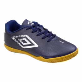Chuteira Futsal Infantil Masculino Umbro Indoor Fast - MARINHO/BRANCO/PRETO