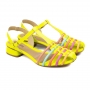Sandália Feminina Mississipi Salto Baixo Huarache - CITRUS/MANDARIM