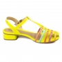 Sandália Feminina Mississipi Salto Baixo Huarache - CITRUS/MANDARIM