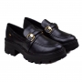 Mocassim Feminino Dakota Tratorado  - PRETO