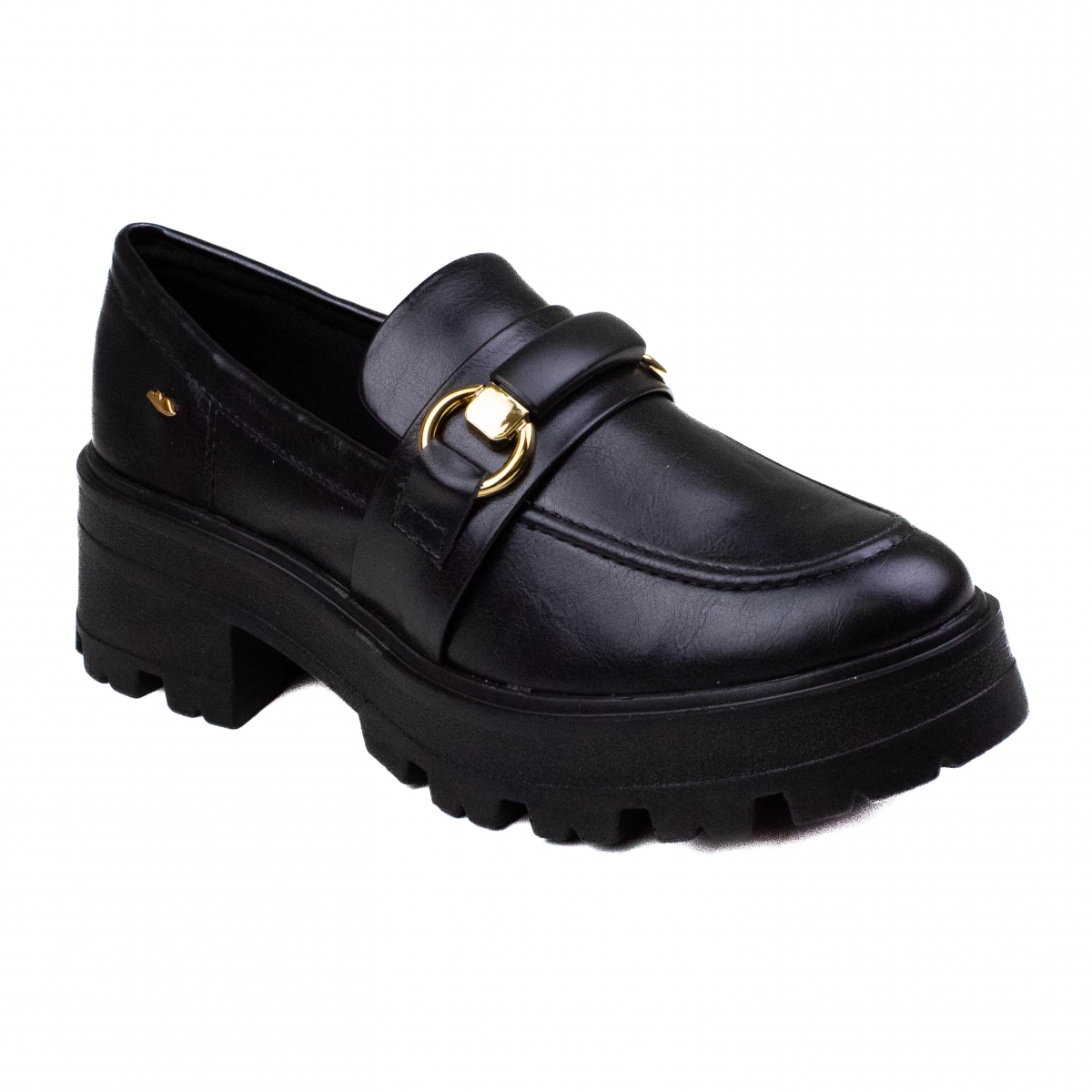 Mocassim Feminino Dakota Tratorado  - PRETO
