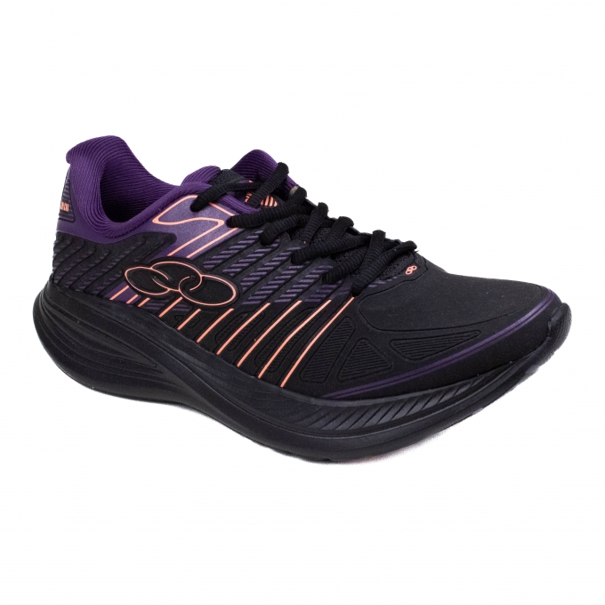 Tênis Feminino Olympikus Volcan - PRETO/DEEP