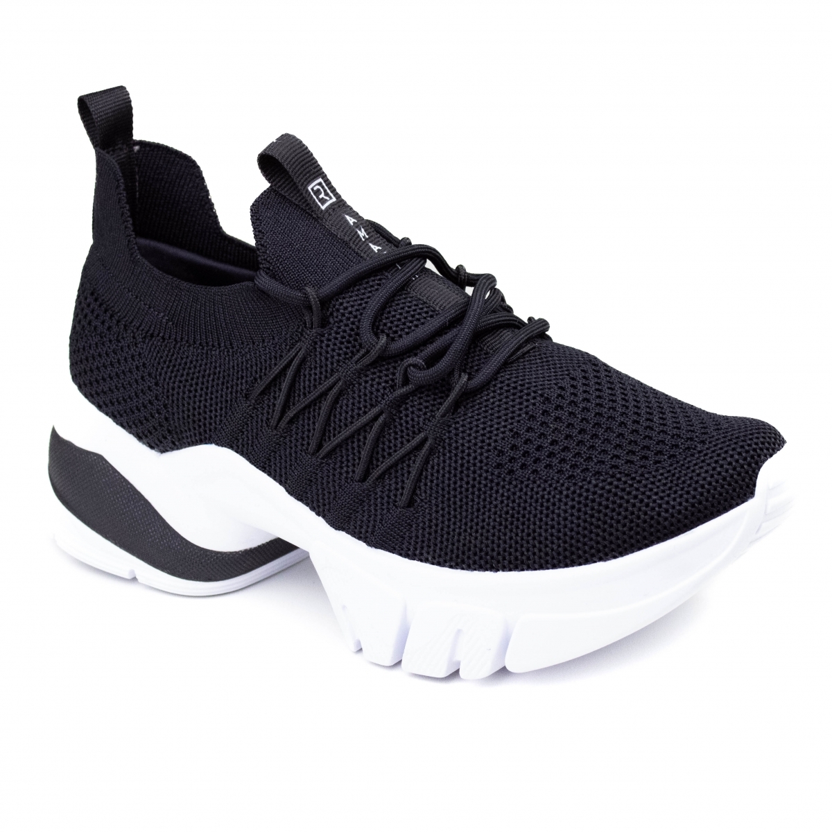 Tênis Feminino Ramarim Knit - PRETO