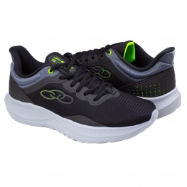 Tênis Masculino Olympikus Zex - PRETO/CHUMBO