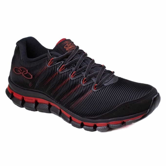 Tênis Dynamic Masculino Olympikus - PRETO/VERMELHO