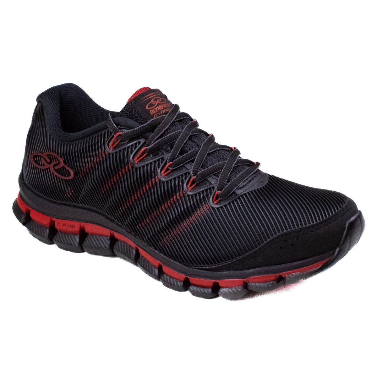 Tênis Dynamic Masculino Olympikus - PRETO/VERMELHO